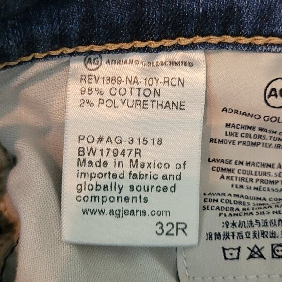 Adriano Goldschmied The legging ankle mid rise jean Sz 32 - Picture 6 of 6
